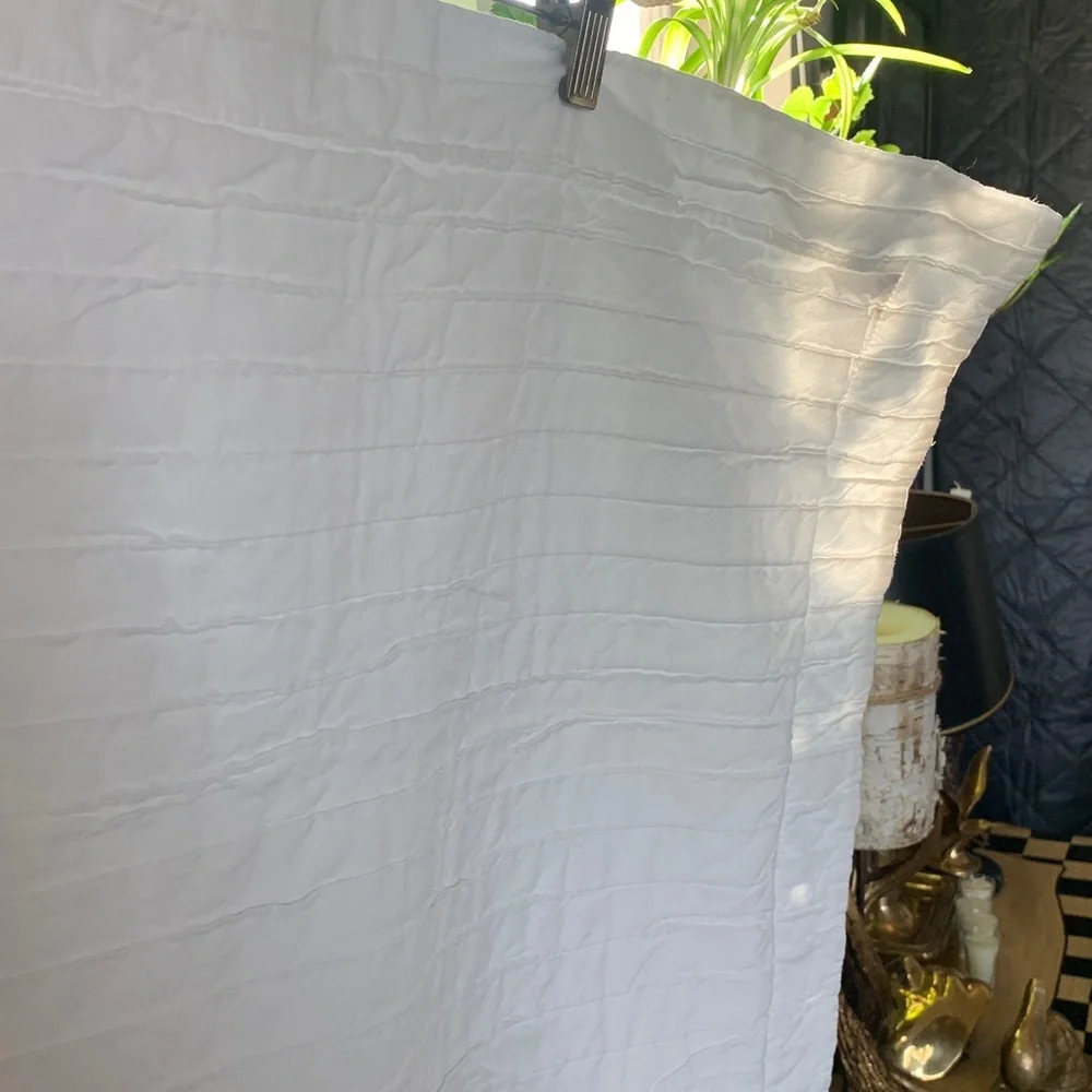2 Crate and Barrel Penninsula King Shams 20x36 Pristine